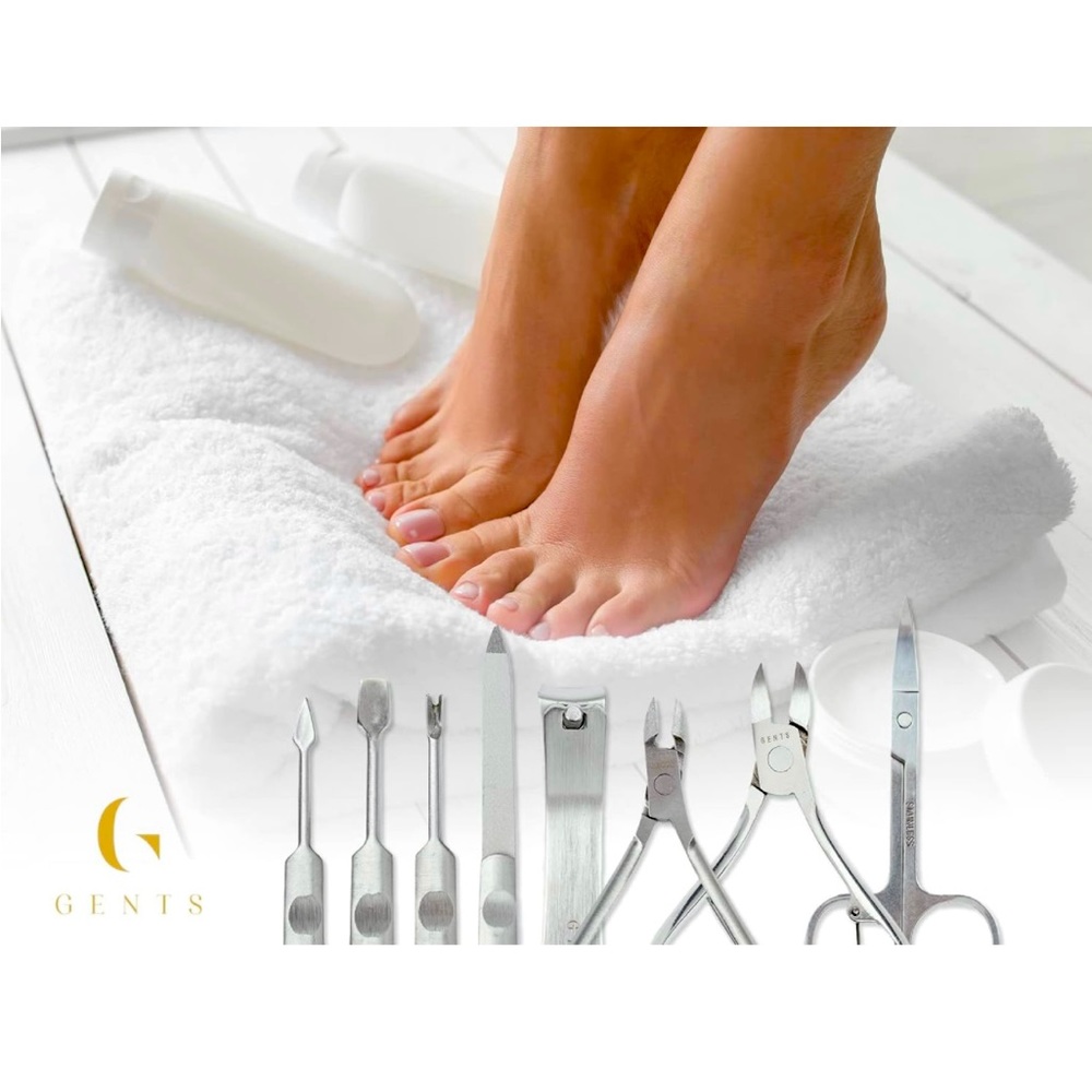 Manicure Set for Men & Women (14 Pcs) color: stainless steel